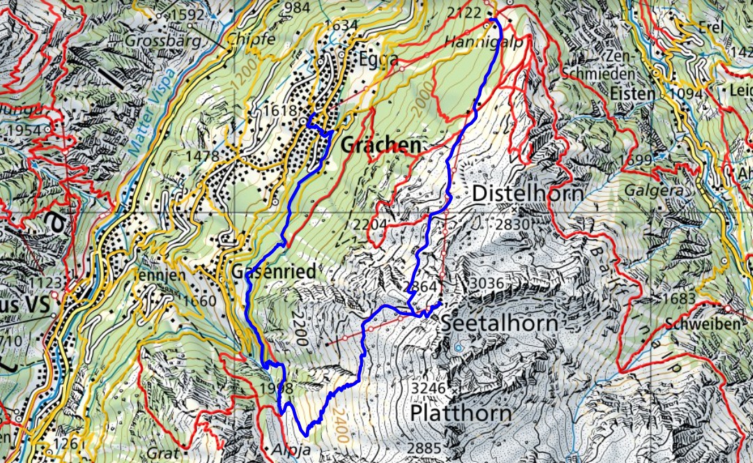 Hannigalp-Riedgletscher-Grächen